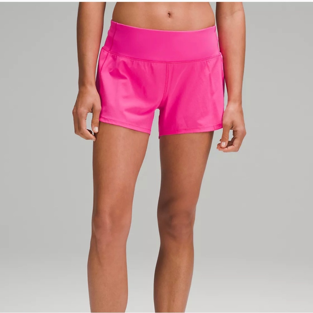 Lululemon Speed Up MR Short 4” Lined in Sonic Pink